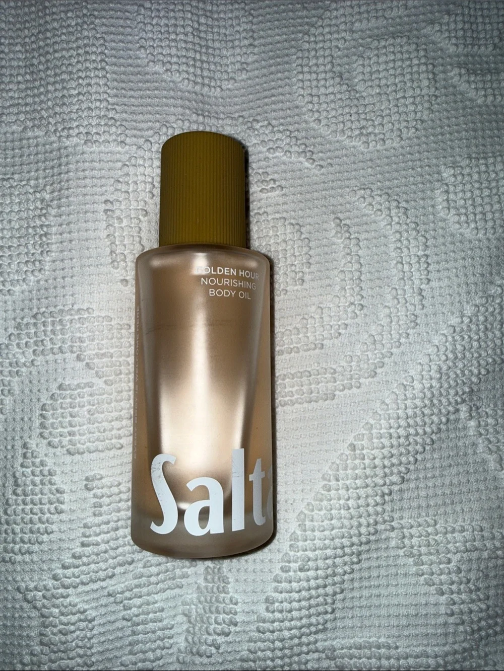 Saltair Golden Hour nourishing body oil, used. 4oz
